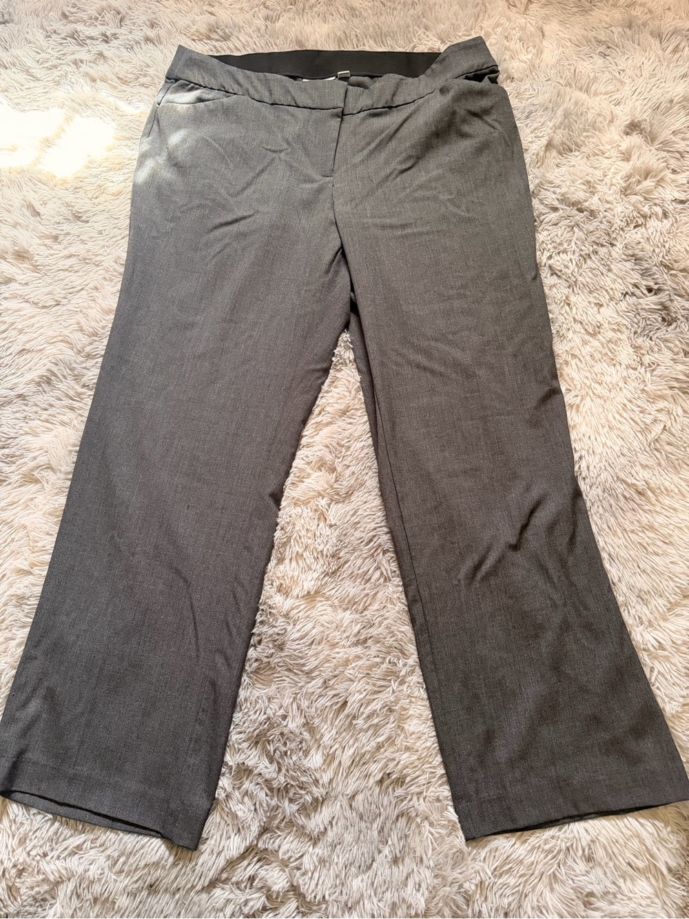 croft & barrow women’s Charcoal Gray Dress Pants 16 short